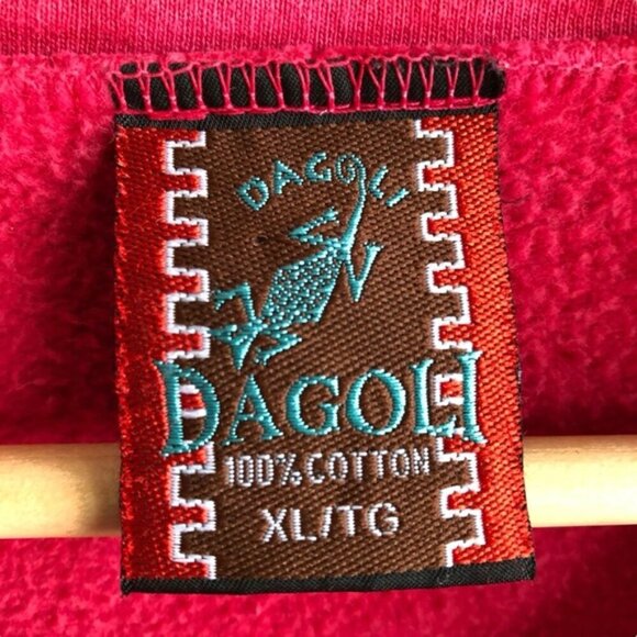 Dagoli Vintage 100% Cotton Quarter Zip Pullover Sun Spirit Canada Logo XL - Picture 13 of 14